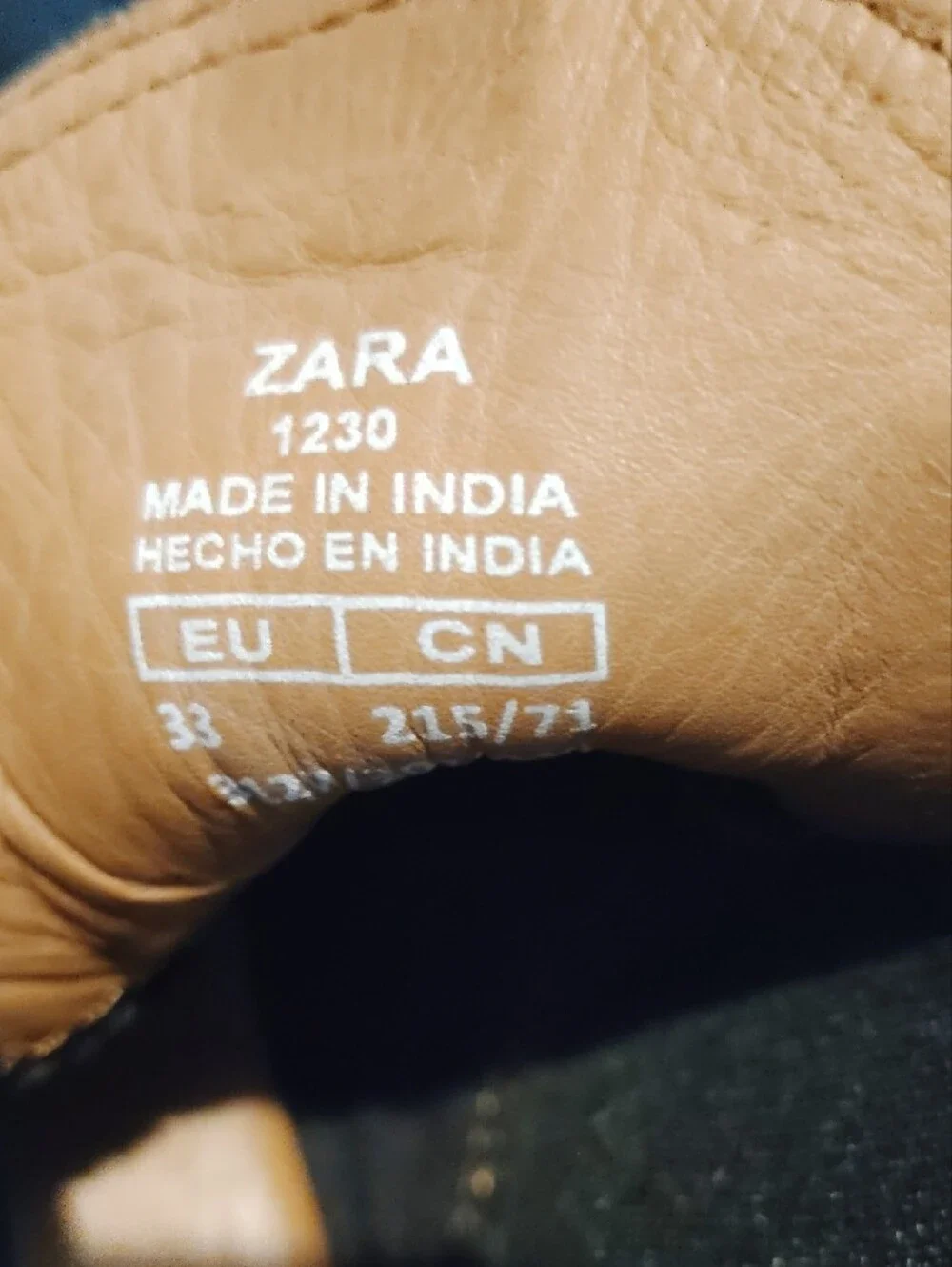 Zara Black Leather Kid's Chukka Boots